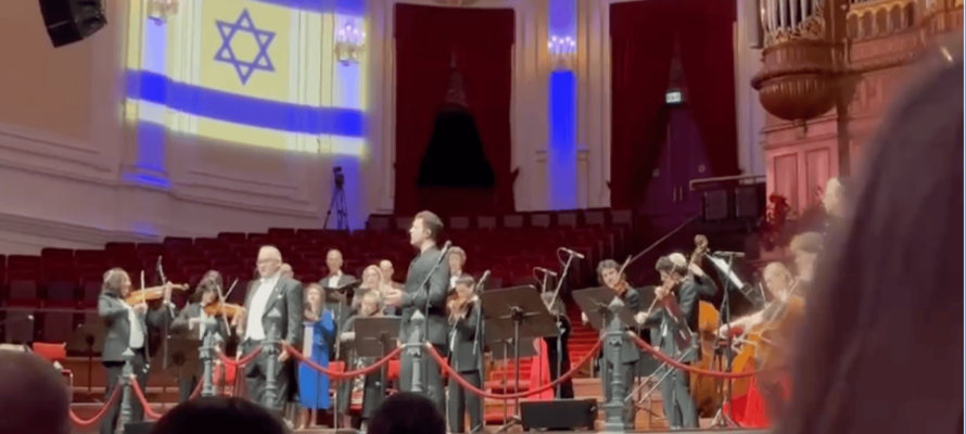 Israeli prayer in Amsterdam