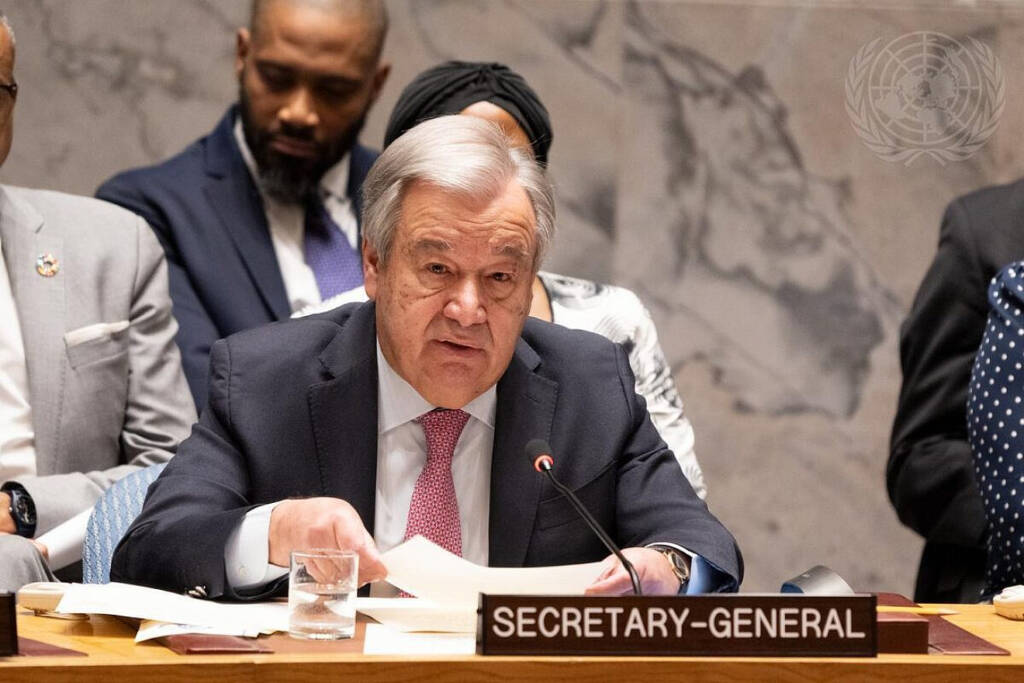 UN Secretary-General António Guterres