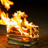 Stack,Of,Books,Burning