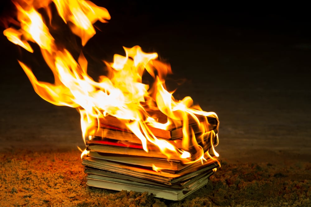 Stack,Of,Books,Burning