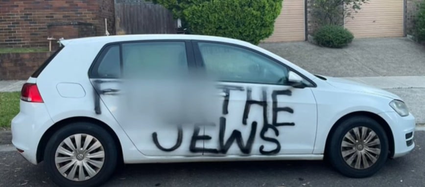 Antisemitic graffiti Australia