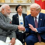 U.S. President Donald Trump hosts Indian Prime Minister Narendra Modi