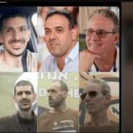 Freed hostages Or Levy, 34, Eli Sharabi, 52, and Ohad Ben Ami, 56 (Facebook)