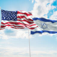 Israel USA flag