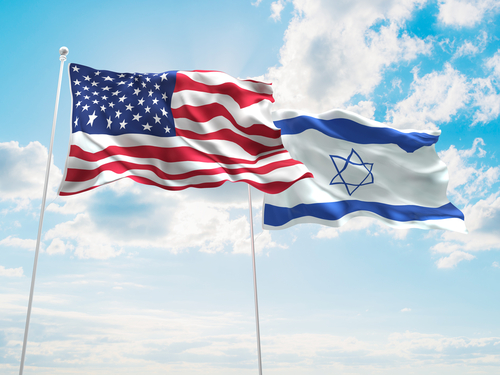 Israel USA flag
