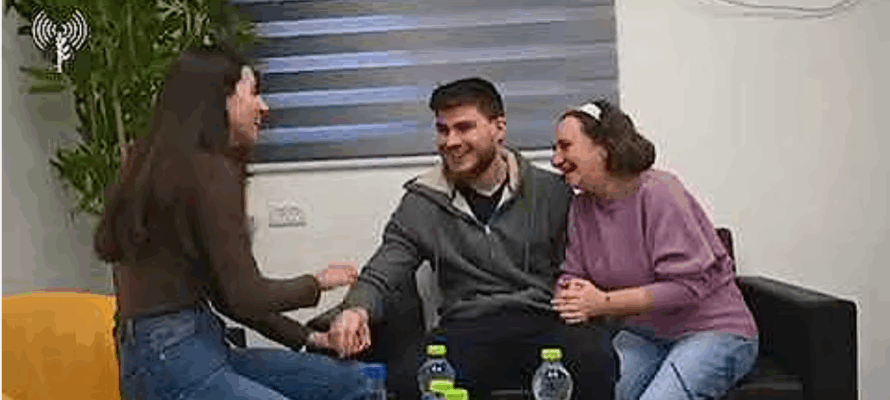 Yelena and Sasha Troufanov and Sapir Cohen