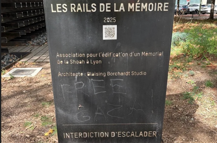 vandalized memorial