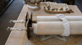Torah scrolls