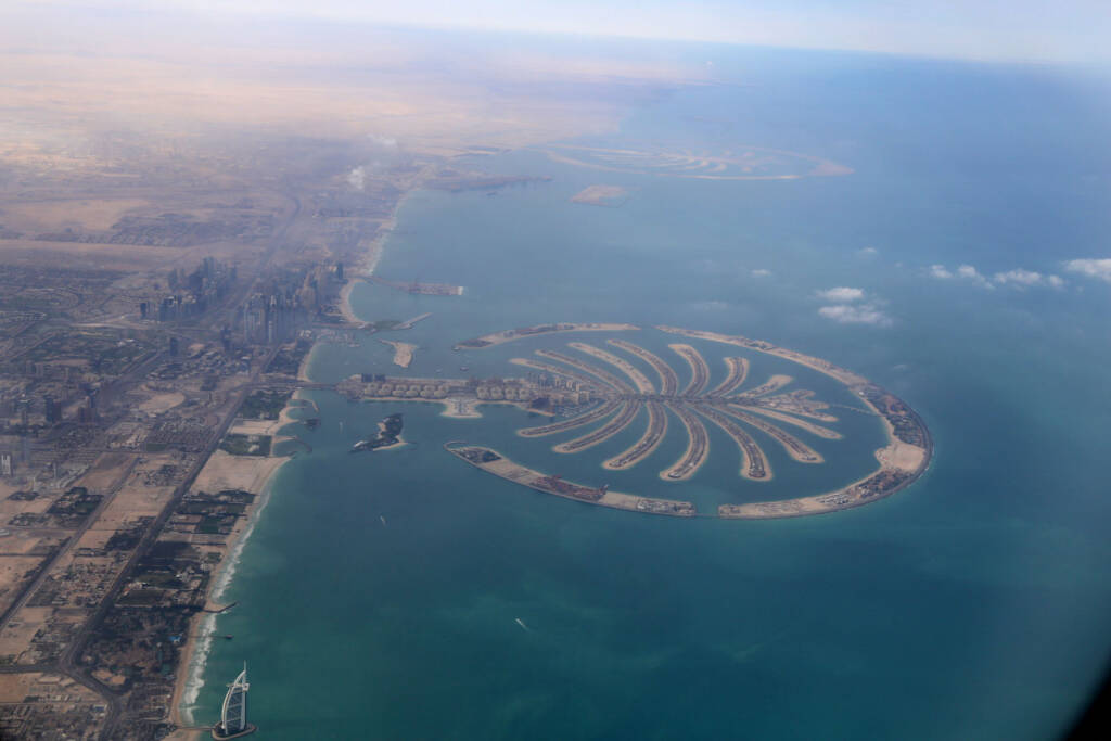 Palm Jumeirah, aerial view