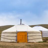 Mongolian camping ground