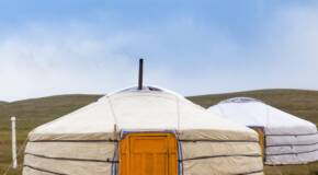 Mongolian camping ground