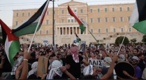 Day of Rage anti-Israel rally Greece