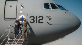 KC-46 refueling aircraft