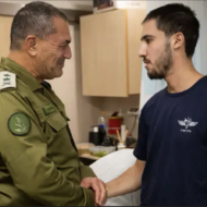 Eyal Zamir with IDF soldiers