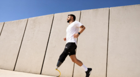 IDF amputee Shalev Biton in an Adidas ad (Screenshot/X)
