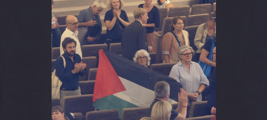 Palestinian flag flown at premiere of Israeli film at Venice Festival,