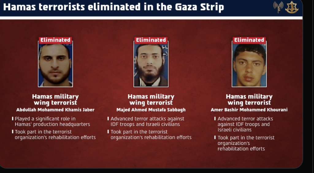 3 Hamas terrorists