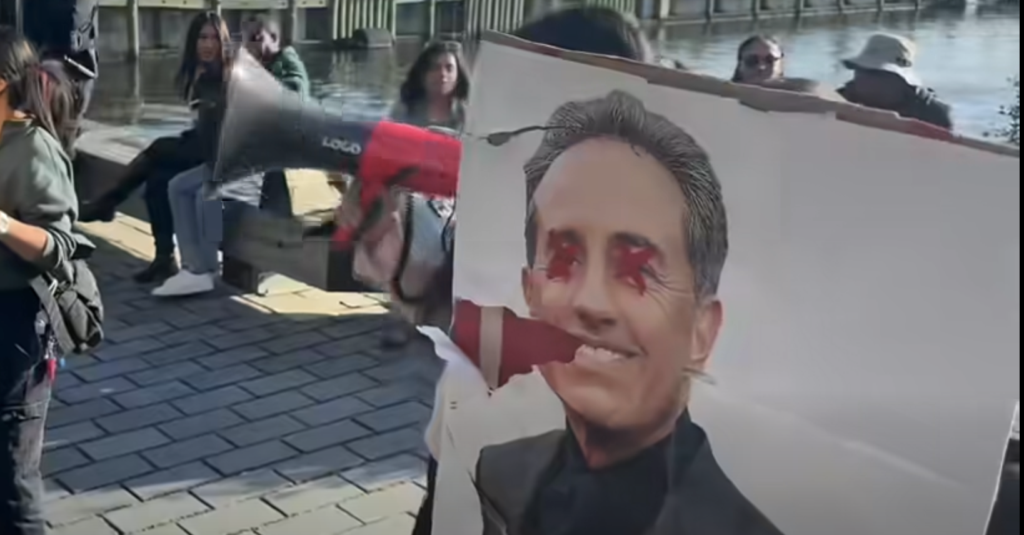 Seinfeld protesters