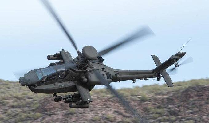Apache helicopter