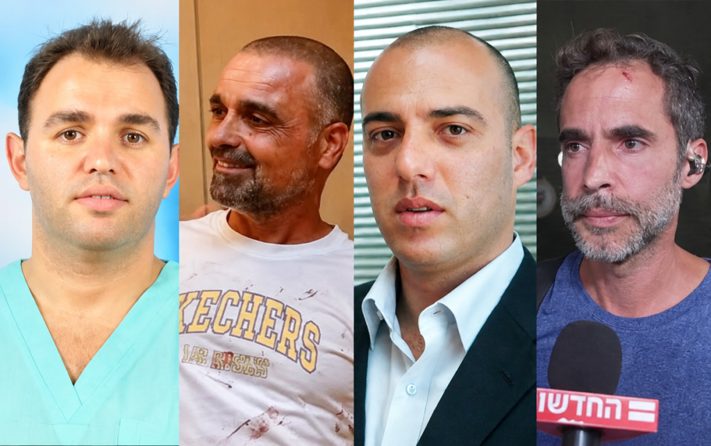 L-R: Dr. Shota Musayev, Yaniv Hayun, Tzvika Manes, Asaf Rajuan