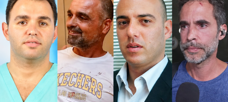 L-R: Dr. Shota Musayev, Yaniv Hayun, Tzvika Manes, Asaf Rajuan