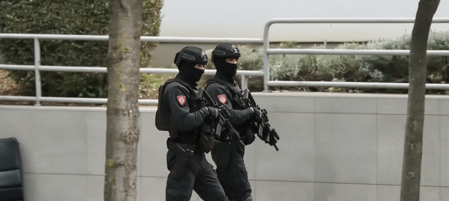 Serbian police